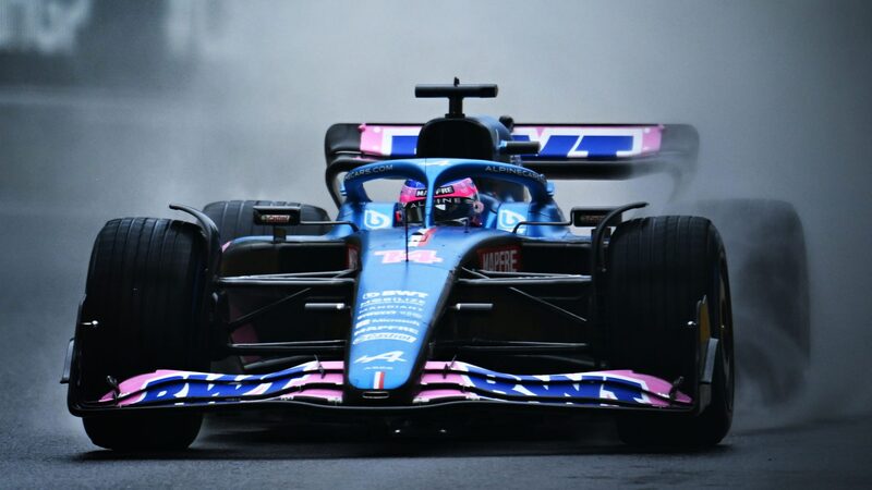 FP3: Алонсо обошел Гасли на 0,053 секунды на дождевой финальной тренировке в Монреале