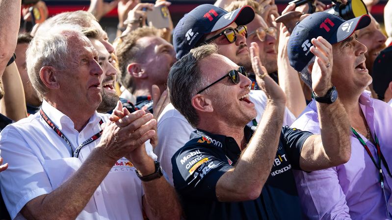 «Побитие многолетнего рекорда побед McLaren много значит для Red Bull», — говорит эмоциональный Хорнер