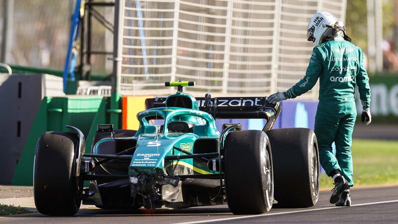 Феттель говорит, что Aston Martin был «слишком трудным» после того, как он разбился после возвращения из гонок в Австралии