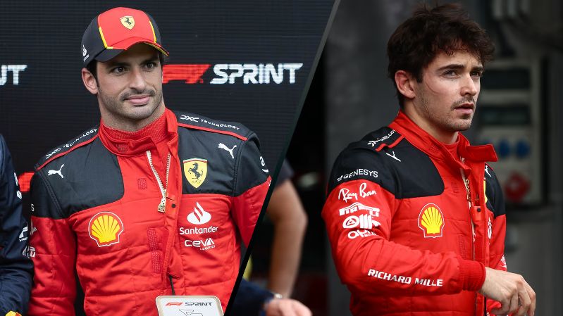 Контрастные эмоции в Ferrari после спринта в Австрии, когда Сайнс финиширует терьим, а Леклерк жалуется, что ехал в никуда.