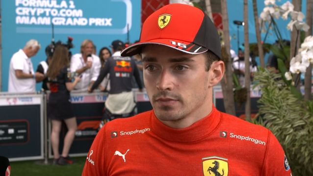Леклер разочарован тем, что Ferrari не хватило скорости, чтобы сразиться с Ферстаппеном в Майами