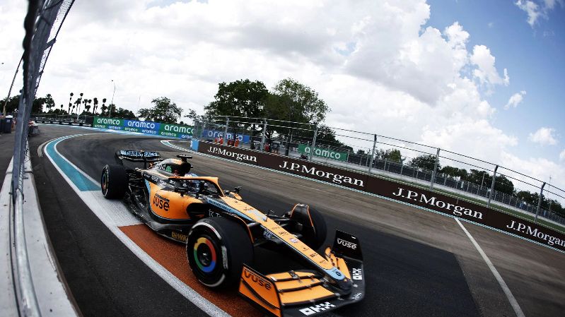 McLaren надеялись набрать одно или два очка в Майами, пока не появится машина безопасности.