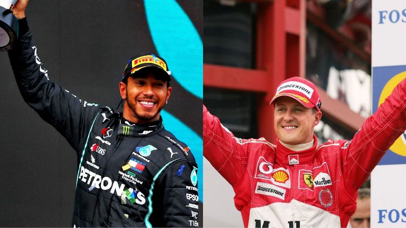 Наследие семикратных чемпионов Льюиса Хэмилтона и Михаэля Шумахера сравнивается легендарным инженером Формулы 1