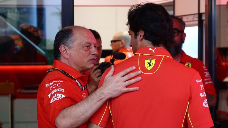 Глава Ferrari Фред Вассёр о том, как невезение Карлоса Сайнса помешало его выступлению на Гран-при Китая Формулы-1.
