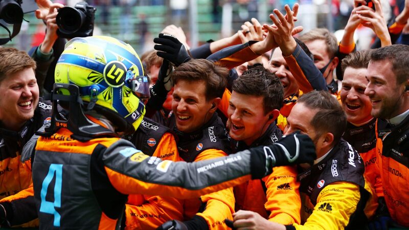 Норрис приветствует потрясающую гонку McLaren после подиума в Имоле