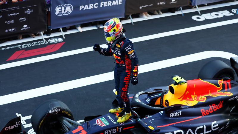 «Они проделали огромную работу», — Перес похвалил выступление Red Bull после победы в бакинском спринте