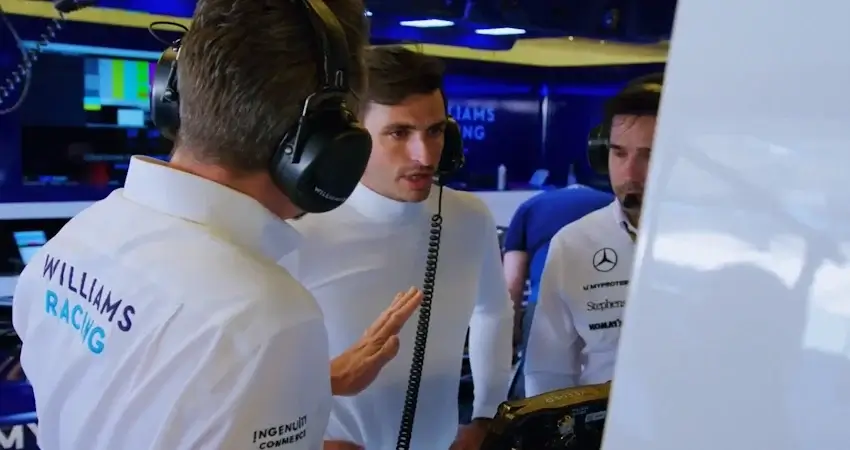 Крутейшее видео первого дня Карлоса Сайнса в Williams Racing