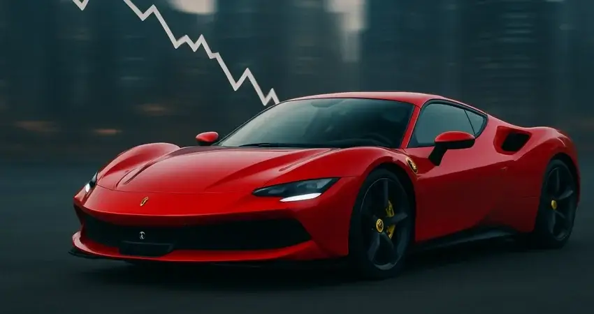 Обвал акций Ferrari