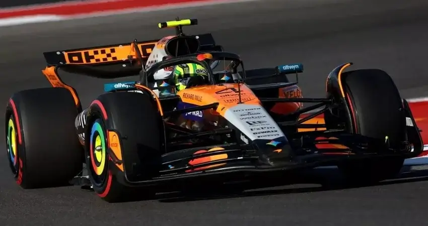 Норрис назвал McLaren «неуправляемой» на квалификации Гран-при США