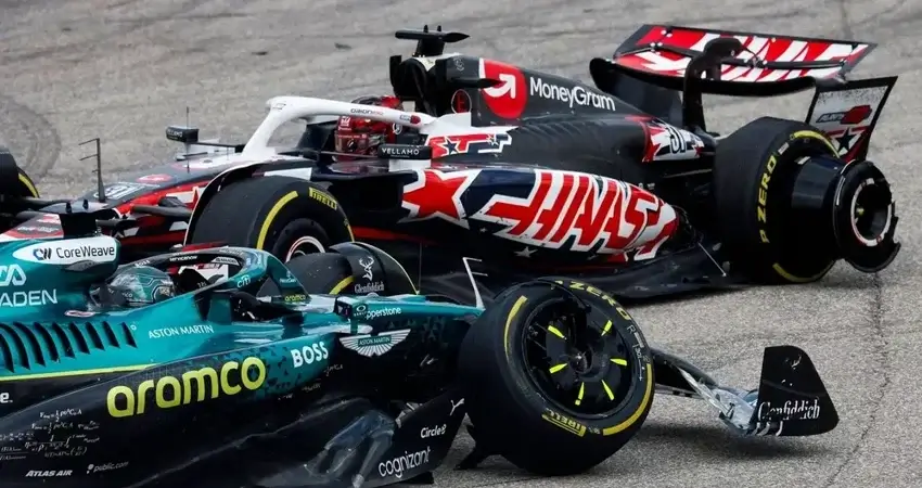 Лэнс Стролл наказан за аварию с Эстебаном Оконом на спринте Гран-при США