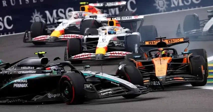 Пиастри наказали за хаос на рестарте в Бразилии  