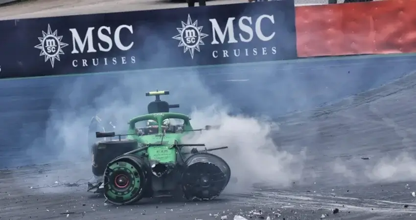 Бортолето о страшной аварии с 57G