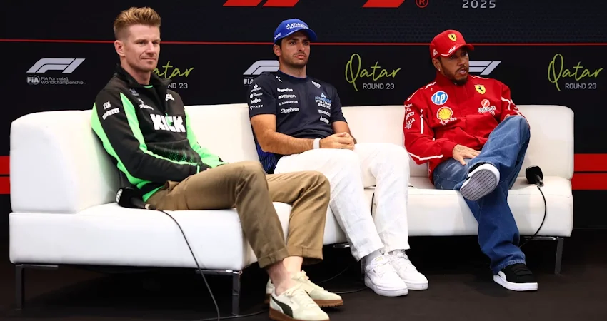 Пресс-конференция гонщиков перед стартом Гран-при Катара 2025 года