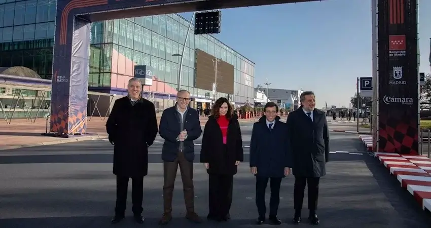 Стройка трассы Madring для Гран-при Испании 2026