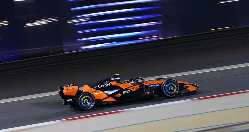 Ландо Норрис возглавил первый день тестов в Бахрейне