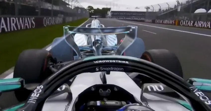 Призрачнный болид Расселла против Антонелли в борьбе за поул Гран-при Австралии 2026