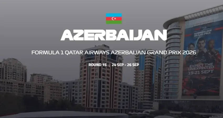Гран-при Азербайджана 2026. Гонка смотреть онлайн 26 сентября 2026 года в 14:00 по МСК