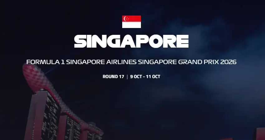 Стартовая решетка Спинта Сингапура 2026